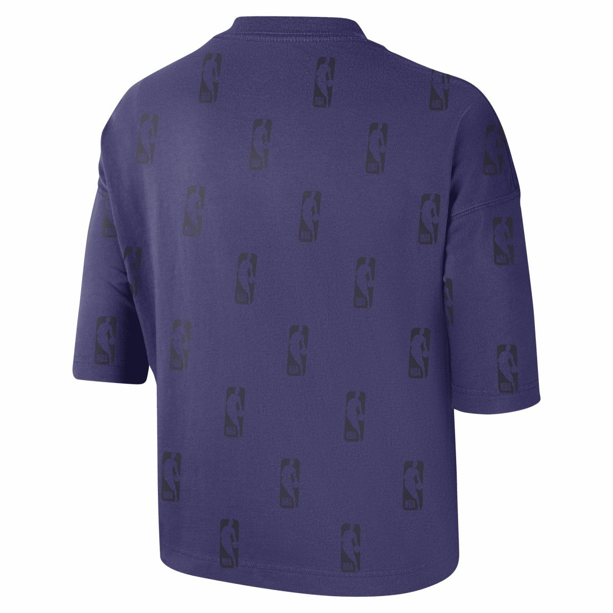 Phoenix Suns Women's Allover NBA Logo Boxy T-Shirt - Purple outlet