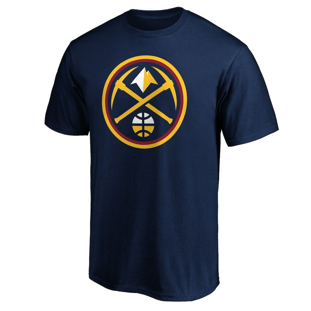 Denver Nuggets Team Primary Logo T-Shirt sale - Navy outlet