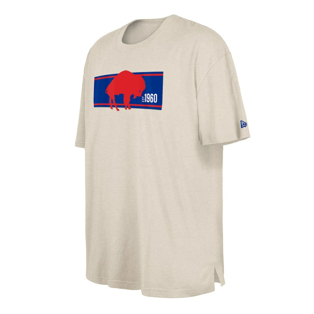 Buffalo Bills New Era Third Down Big & Tall Historic T-Shirt - Cream discount