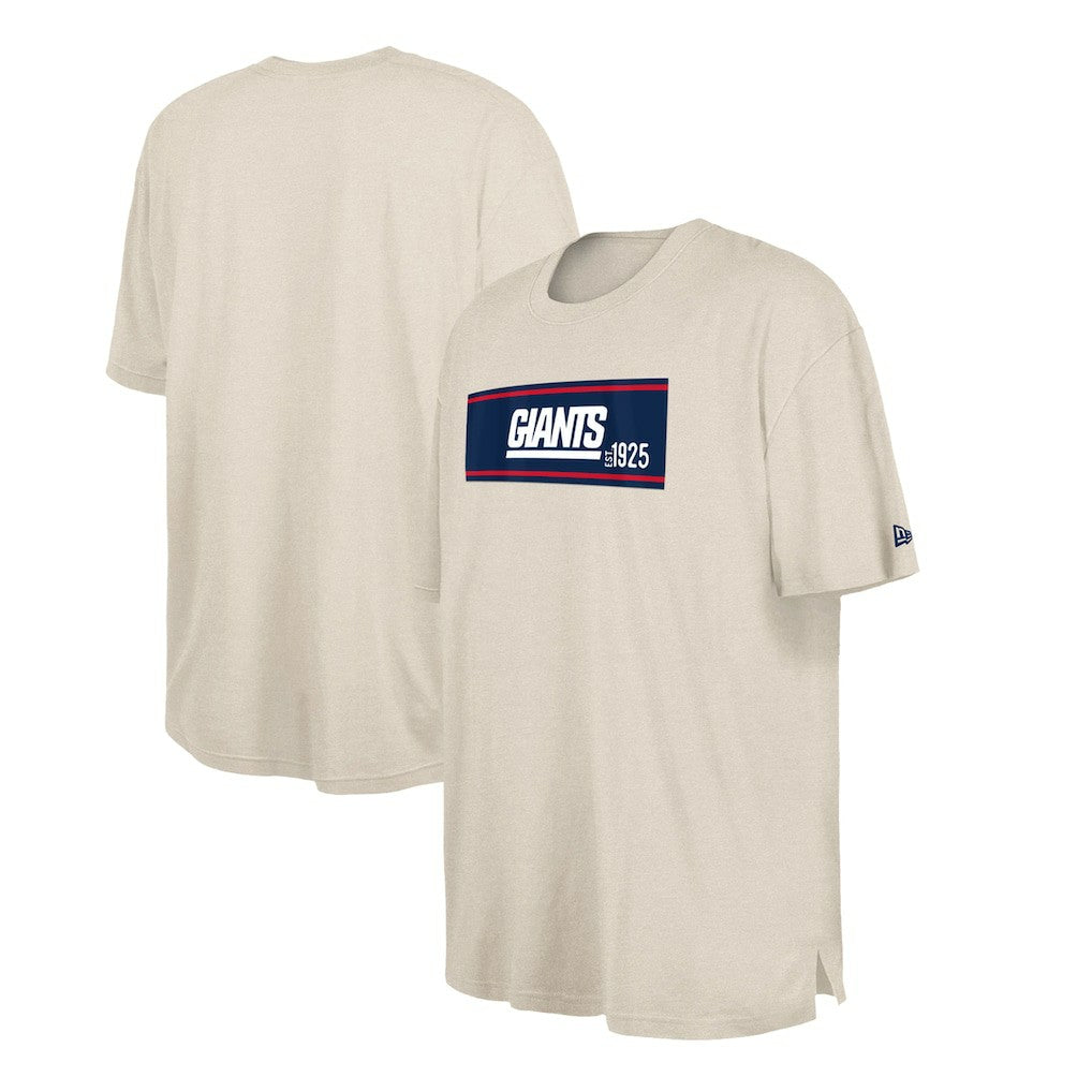 New York Giants New Era Third Down Big & Tall Historic T-Shirt - Cream sale
