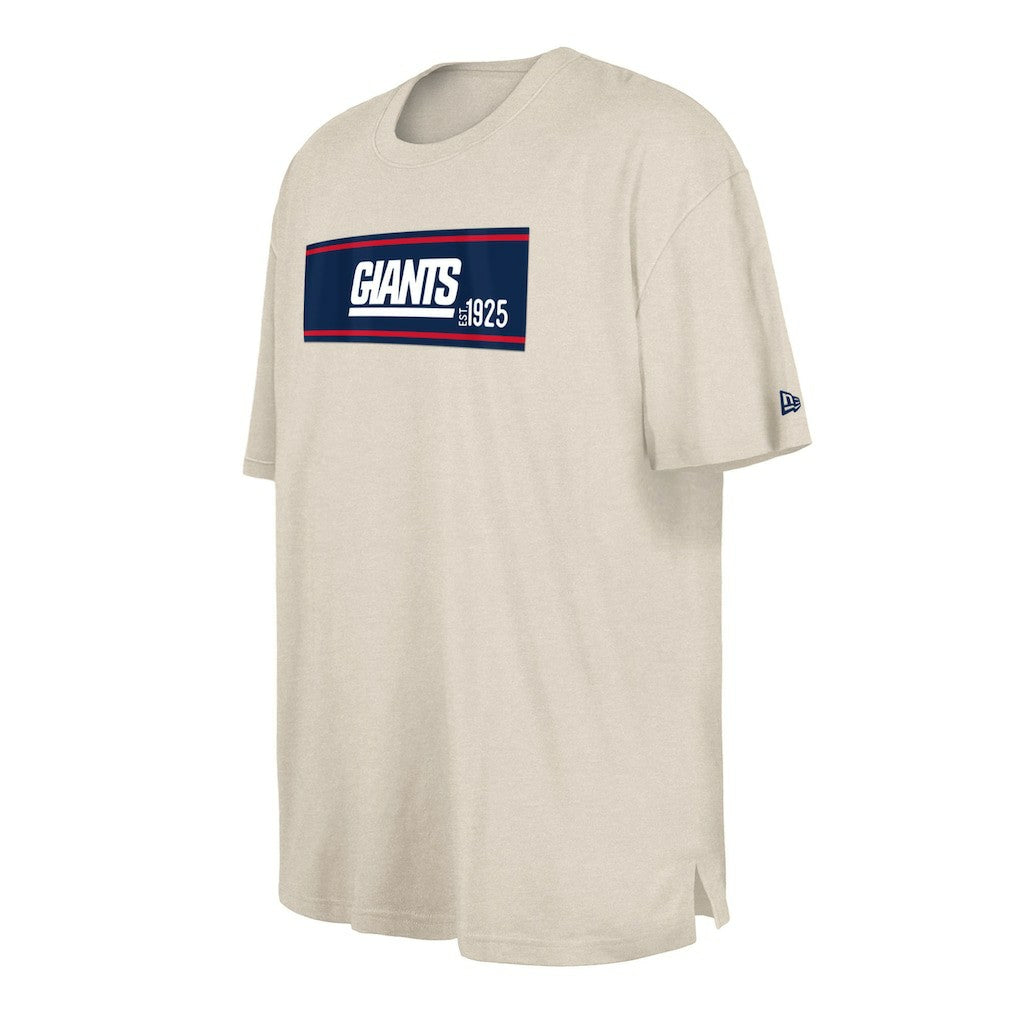 New York Giants New Era Third Down Big & Tall Historic T-Shirt - Cream sale