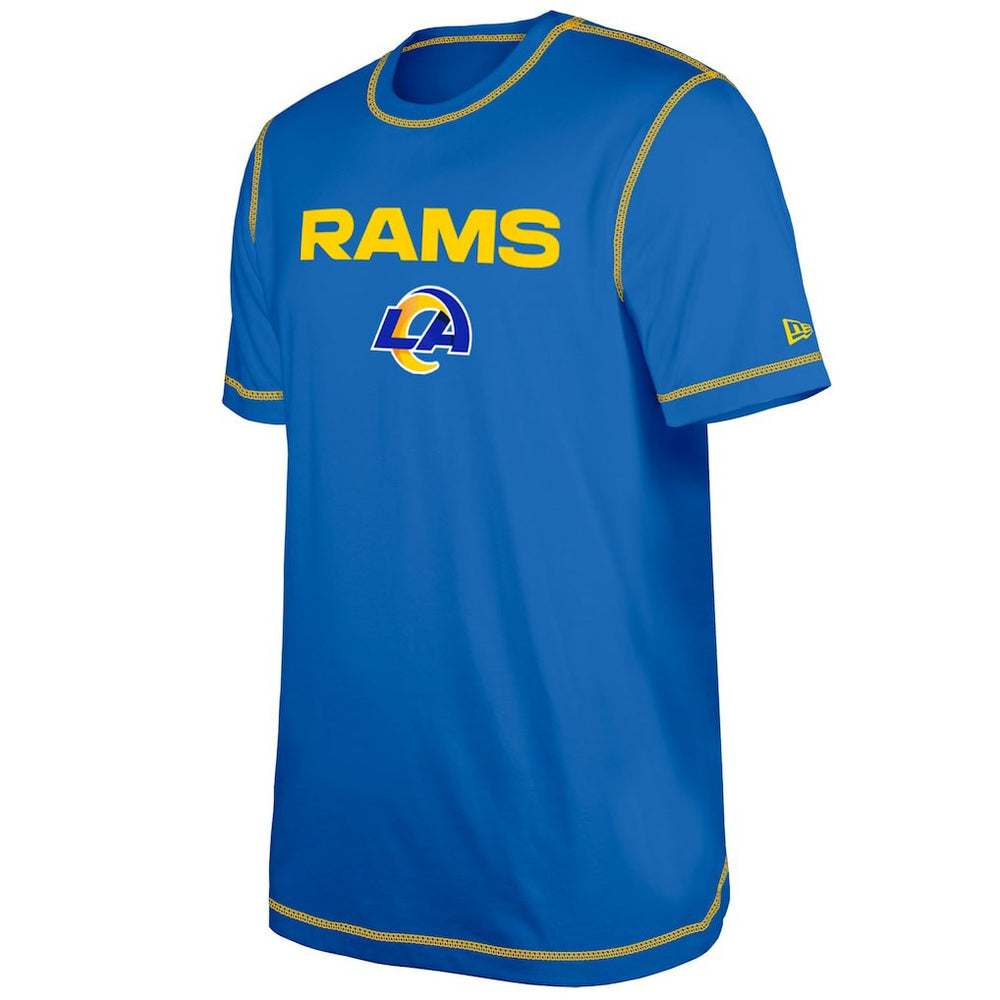 Los Angeles Rams New Era Third Down Puff Print T-Shirt - Royal for sale