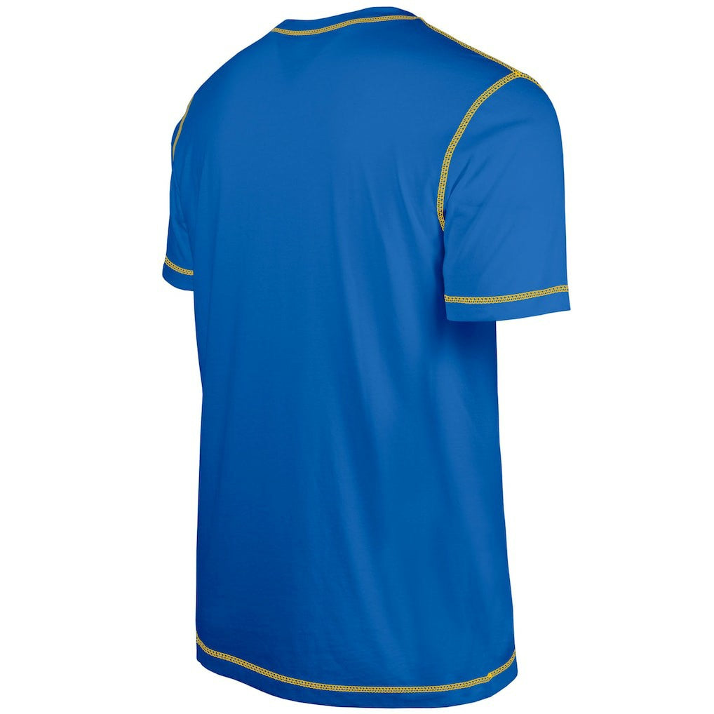 Los Angeles Rams New Era Third Down Puff Print T-Shirt - Royal for sale