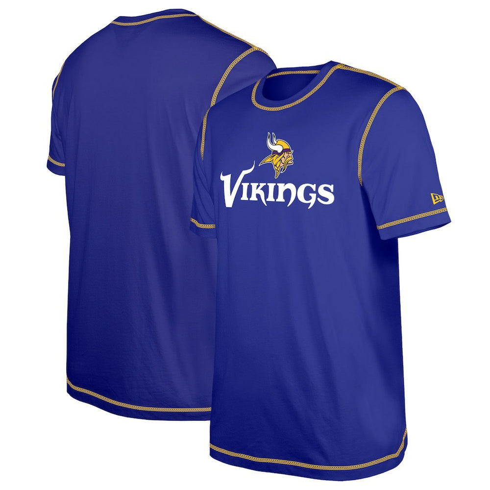 Minnesota Vikings New Era Third Down Puff Print T-Shirt - Purple online