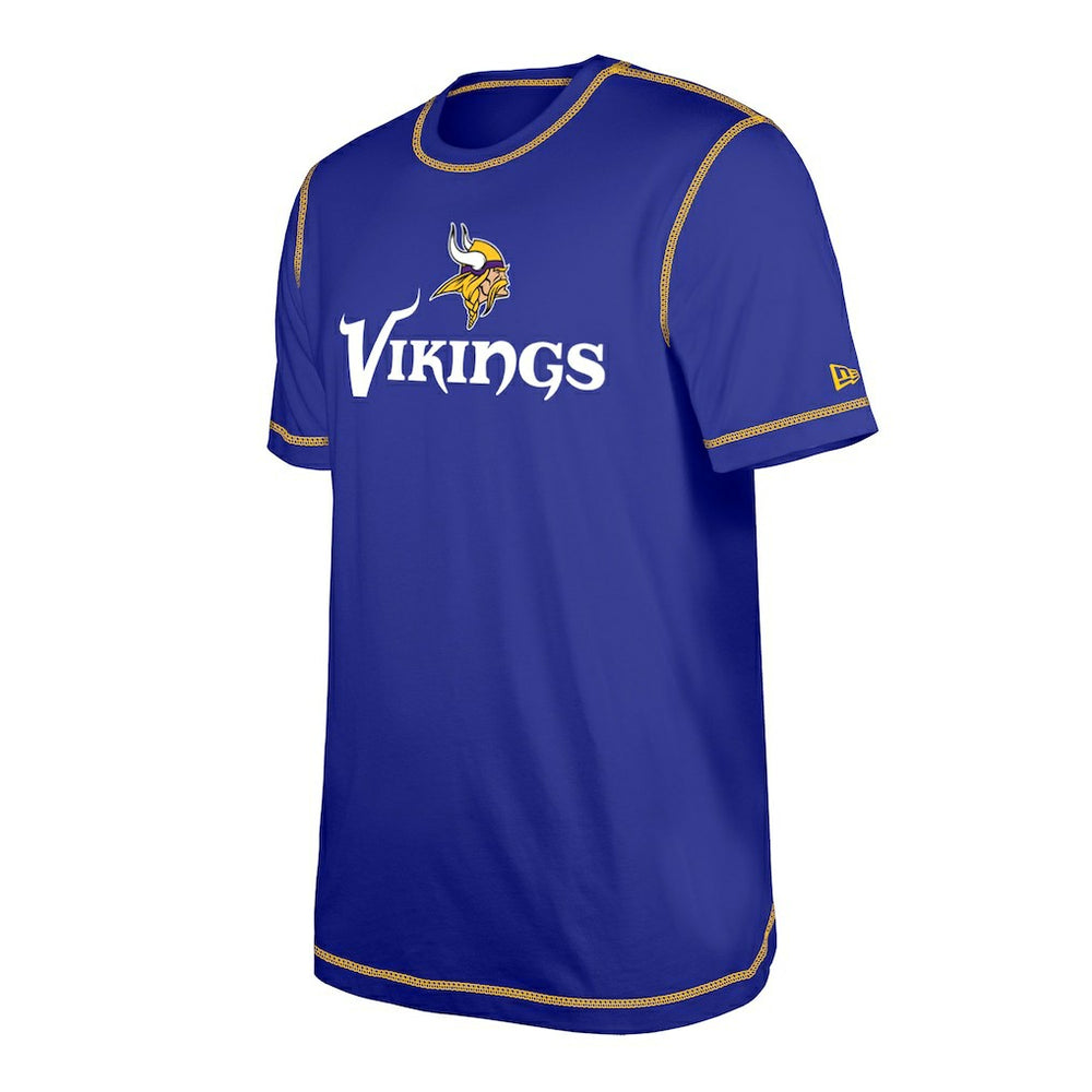 Minnesota Vikings New Era Third Down Puff Print T-Shirt - Purple online