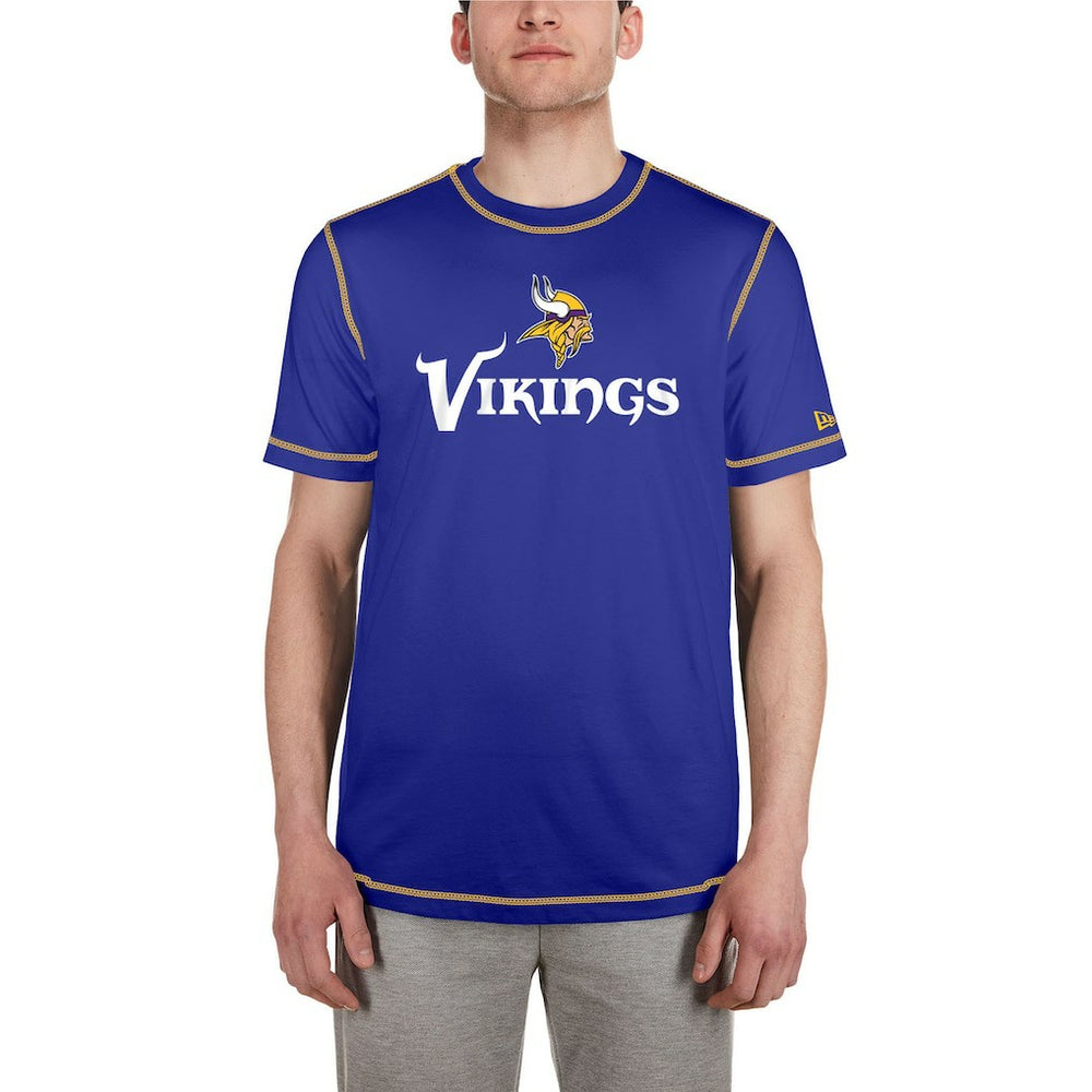 Minnesota Vikings New Era Third Down Puff Print T-Shirt - Purple online