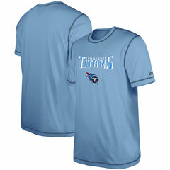 Tennessee Titans New Era Third Down Puff Print T-Shirt - Light Blue cheap