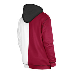Washington Commanders New Era Third Down Split Raglan Pullover Hoodie - Burgundy/White discount