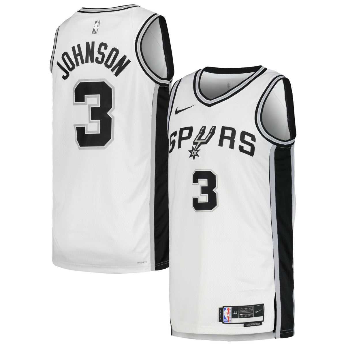 Keldon Johnson San Antonio Spurs Unisex Swingman Jersey - Association Edition - White discount