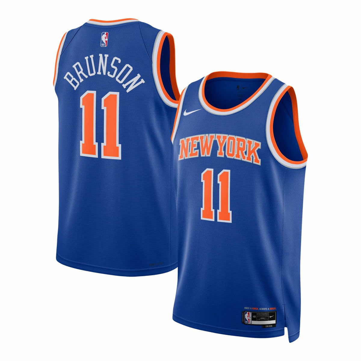 Jalen Brunson New York Knicks Unisex Swingman Jersey - Icon Edition - Blue shop