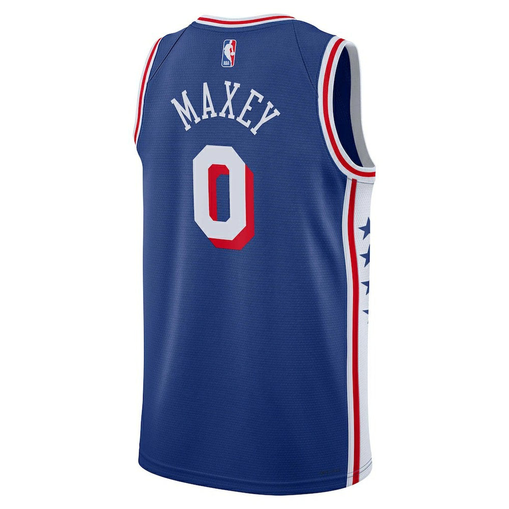 Tyrese Maxey Philadelphia 76ers Unisex Swingman Jersey - Icon Edition - Royal discount