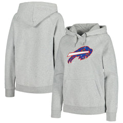 Buffalo Bills New Era Women's Floral Raglan Pullover Hoodie - Gray for sale
