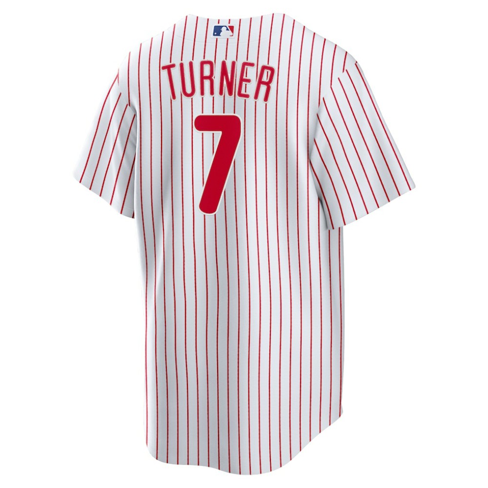 Trea Turner Philadelphia Phillies Home Replica Player Jersey White
