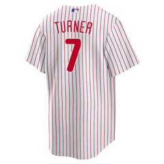 Trea Turner Philadelphia Phillies Home Replica Player Jersey White
