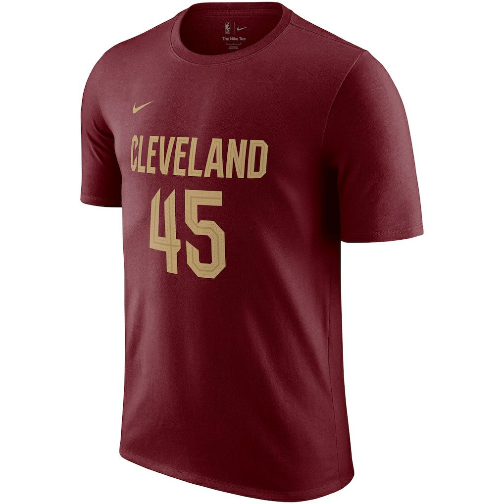Donovan Mitchell Cleveland Cavaliers Icon 2022/23 Name & Number T-Shirt sale - Burgundy shop