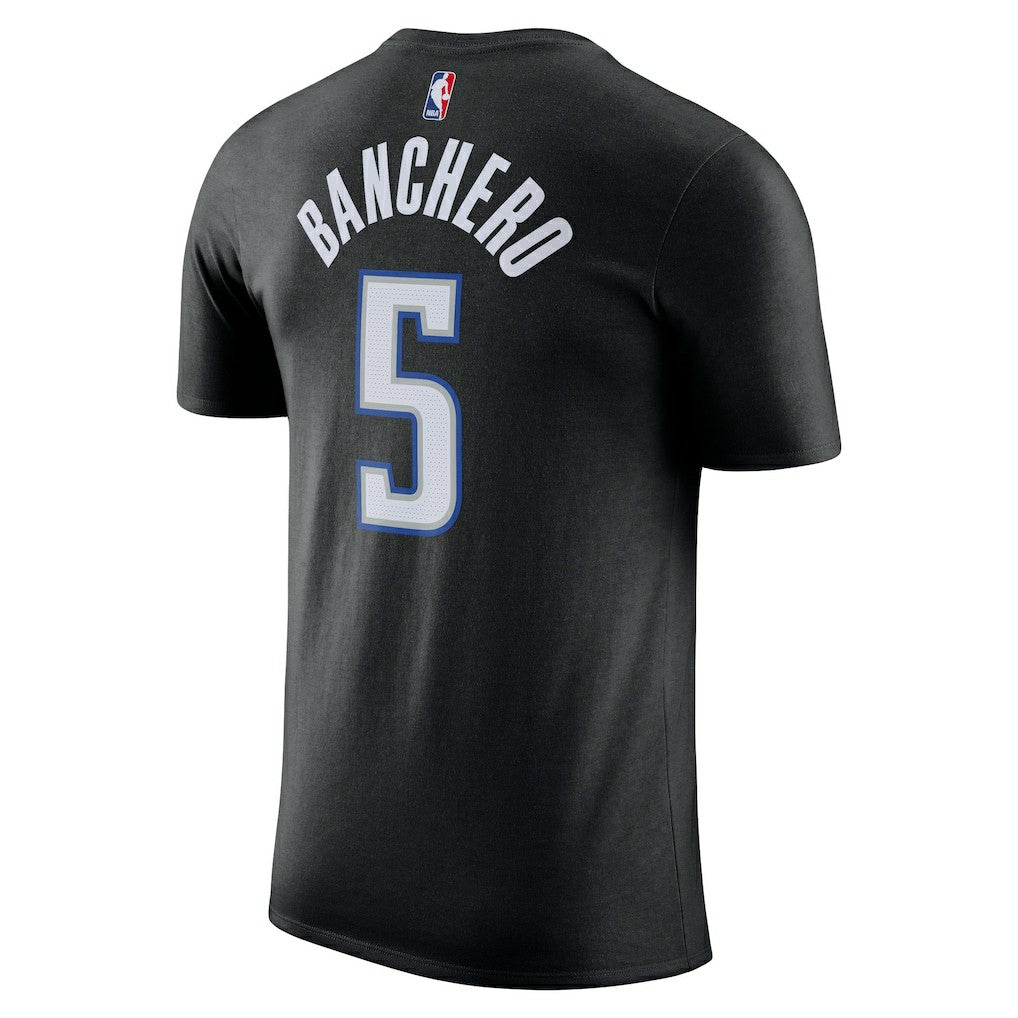 Paolo Banchero Orlando Magic Icon 2022/23 Name & Number T-Shirt - Black sale