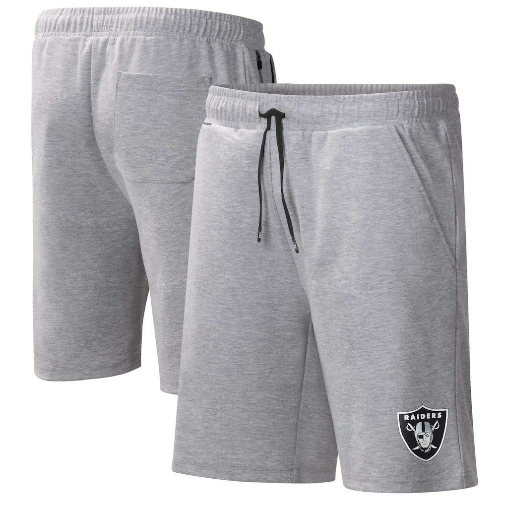 Las Vegas Raiders MSX by Michael Strahan Trainer Shorts - Heather Gray sale