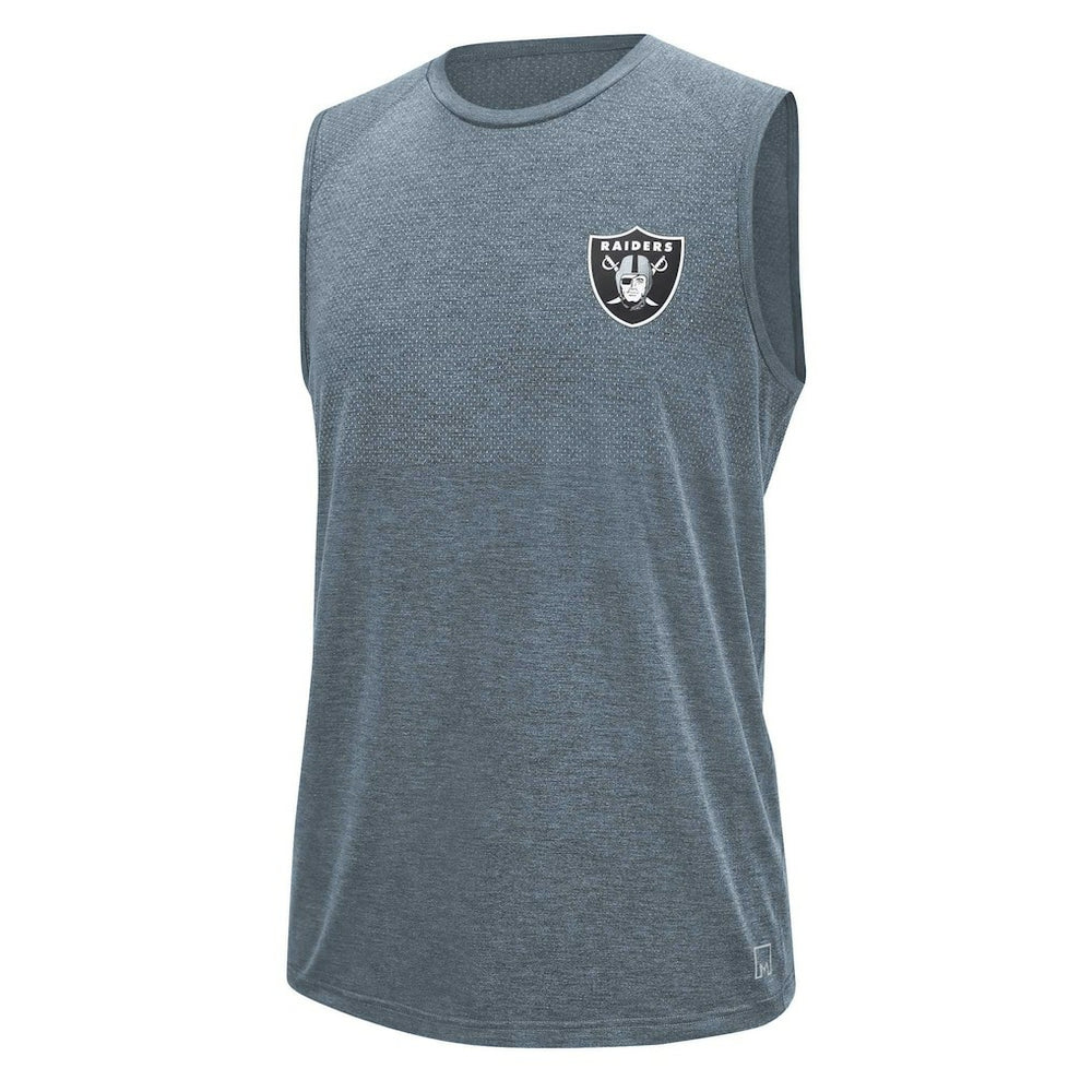 Las Vegas Raiders MSX by Michael Strahan Warm Up Sleeveless T-Shirt - Gray sale