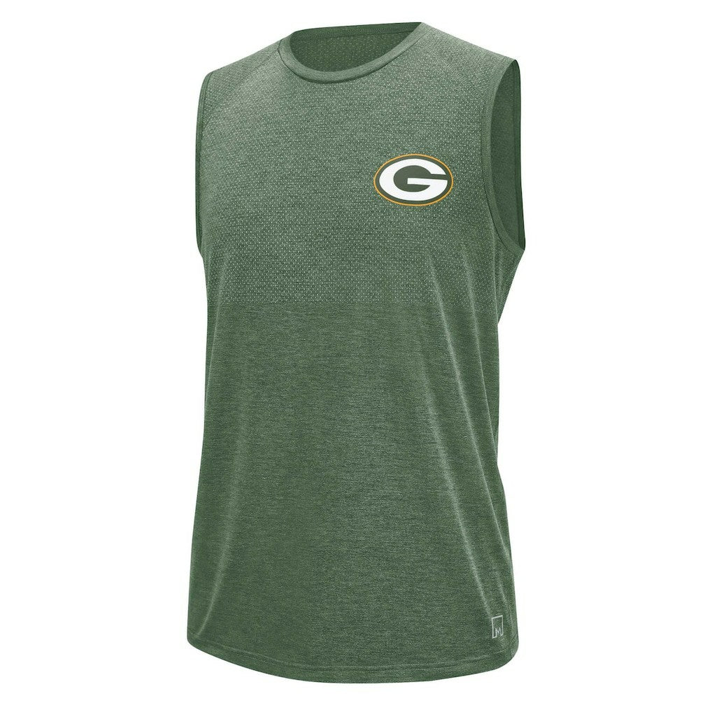 Green Bay Packers MSX by Michael Strahan Warm Up Sleeveless T-Shirt - Green on sale