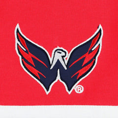 Washington Capitals Tommy Hilfiger Walter Lace-Up Long Sleeve Top - Red Tops