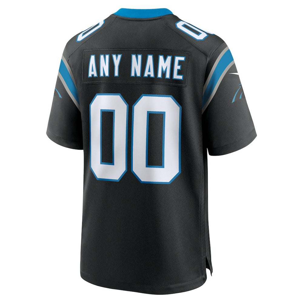 Carolina Panthers Custom Game Jersey - Black on sale
