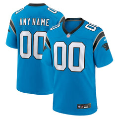 Carolina Panthers Alternate Custom Game Jersey - Blue sale