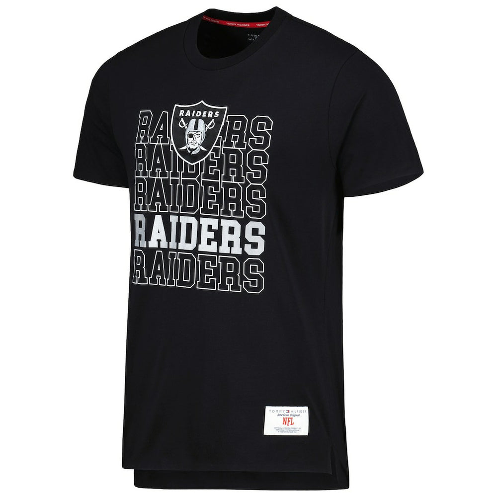 Las Vegas Raiders Tommy Hilfiger Liam T-Shirt - Black sale