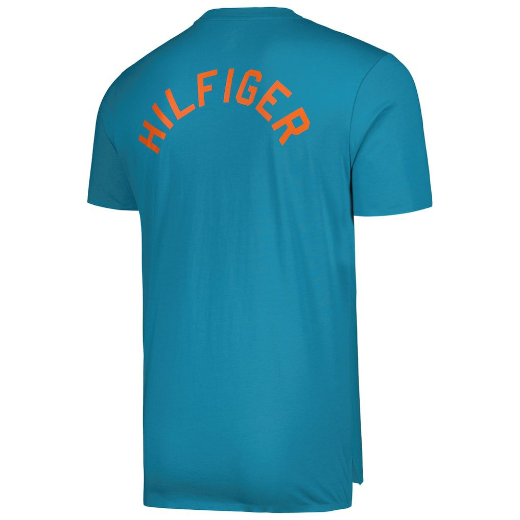 Miami Dolphins Tommy Hilfiger Liam T-Shirt - Aqua sale
