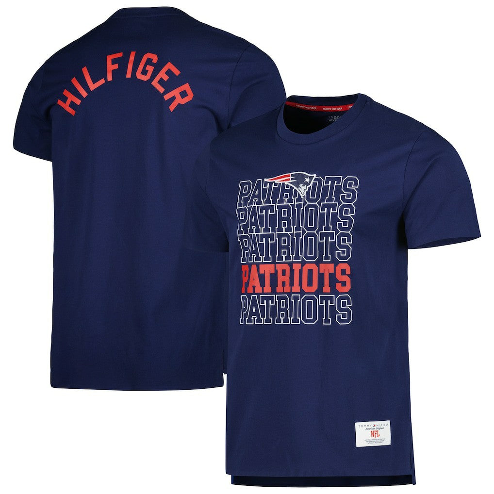 New England Patriots Tommy Hilfiger Liam T-Shirt - Navy on sale