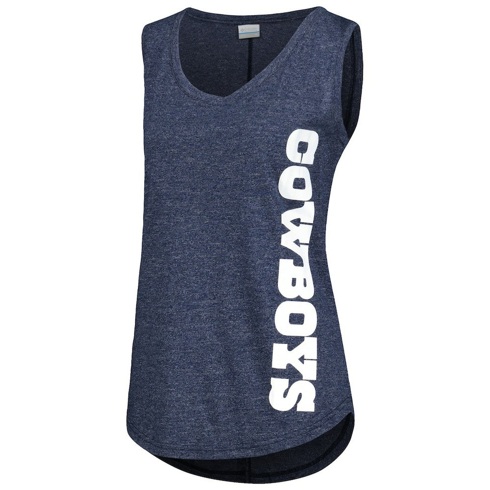 Dallas Cowboys Women's Cades Cape Omni-Wick Tri-Blend Tank Top - Navy for sale