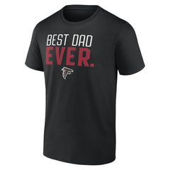 Atlanta Falcons Best Dad Ever Team T-Shirt - Black discount