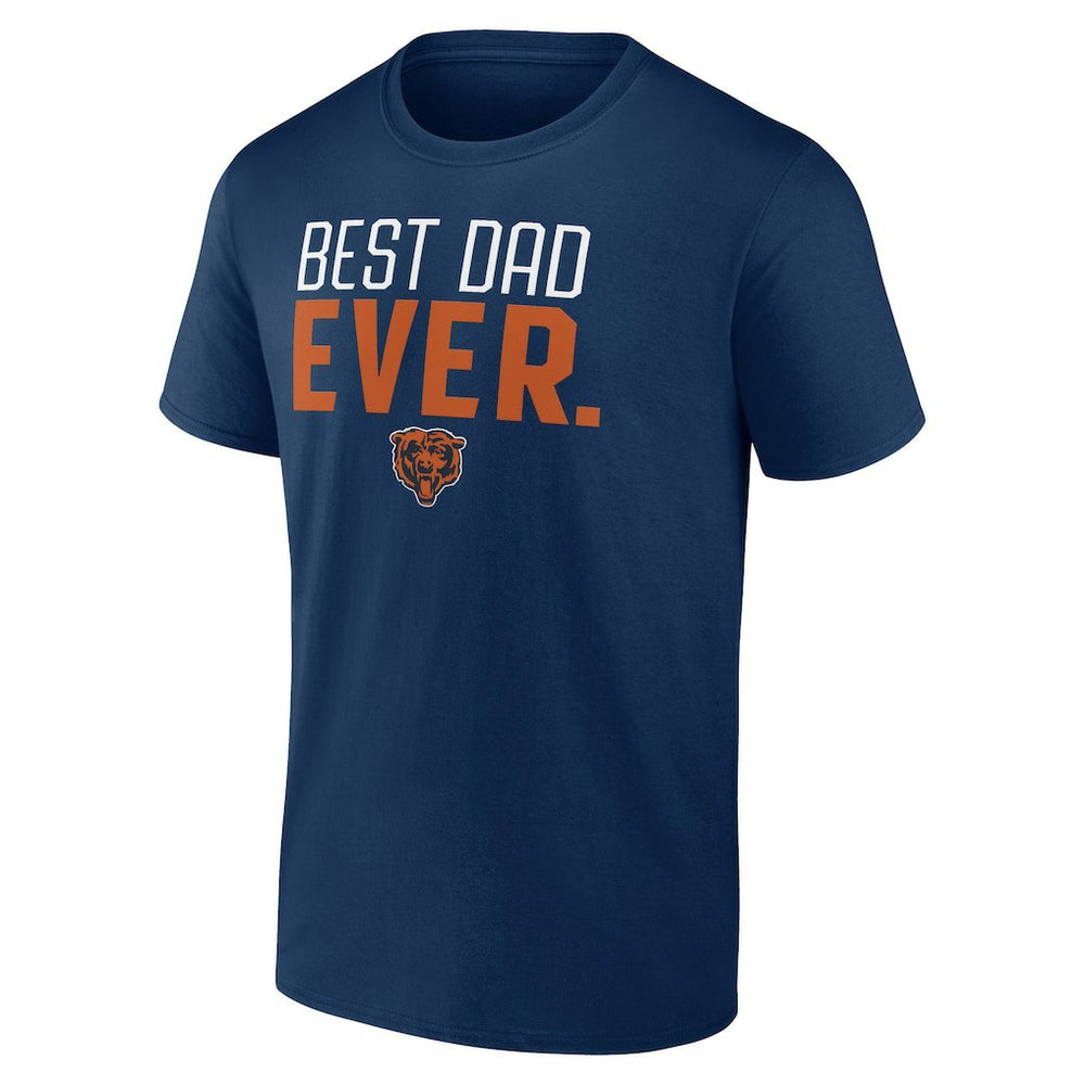 Chicago Bears Best Dad Ever Team T-Shirt - Navy sale