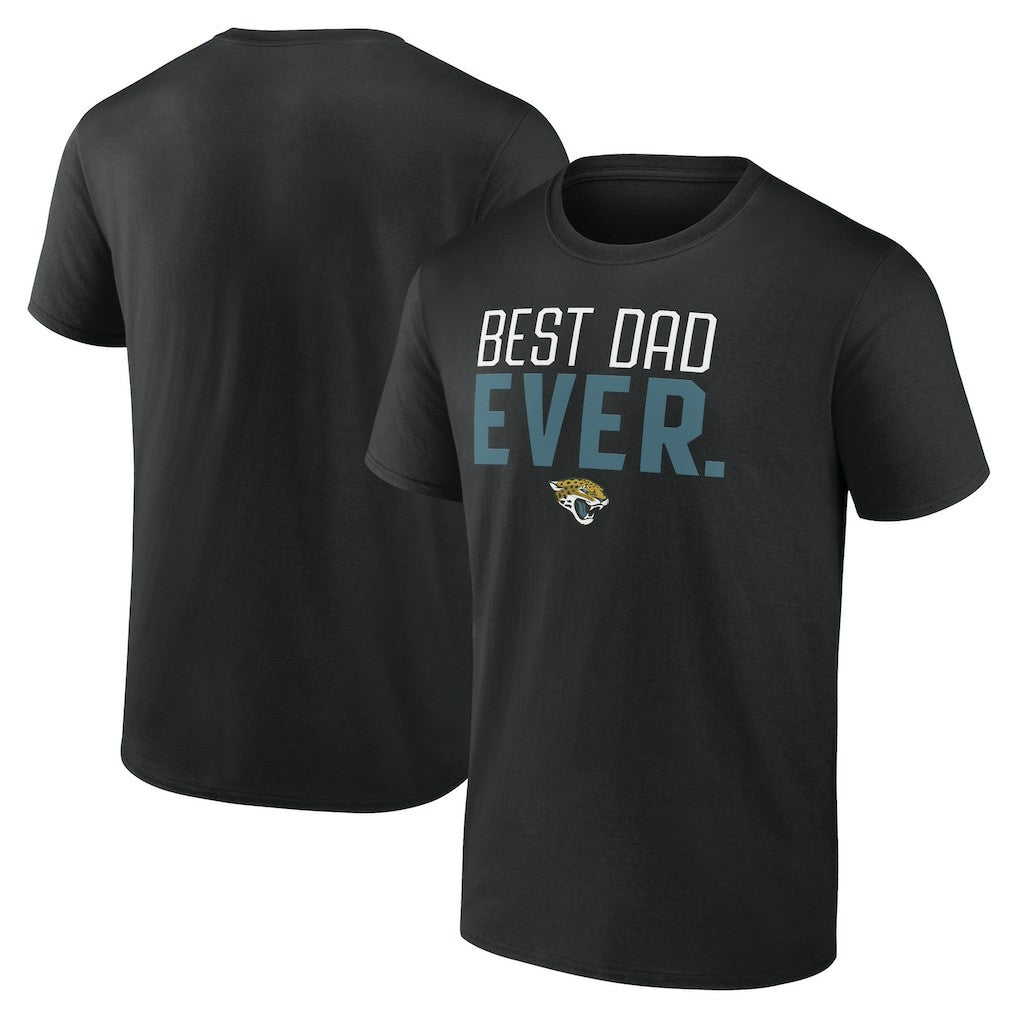 Jacksonville Jaguars Best Dad Ever Team T-Shirt - Black cheap