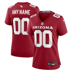 Arizona Cardinals Women's Custom Game Jersey - Cardinal discount