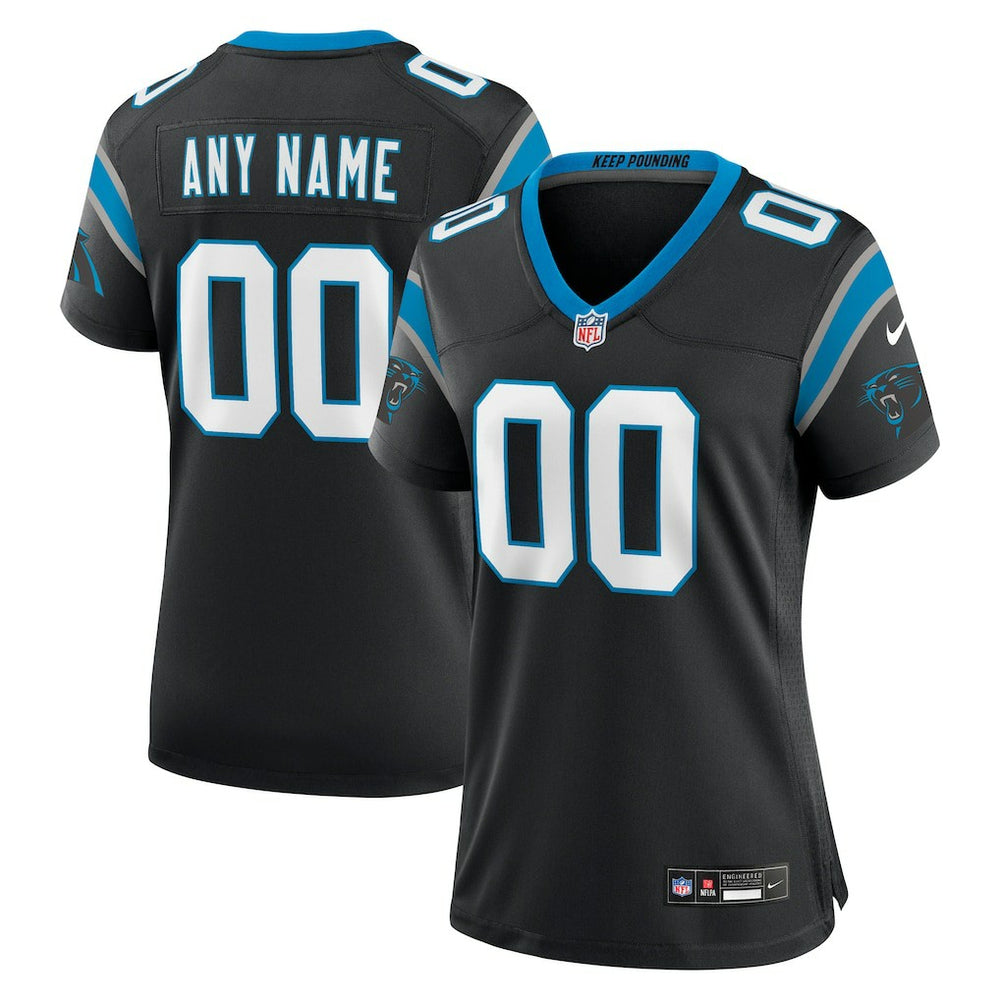 Carolina Panthers Women's Custom Game Jersey - Black online