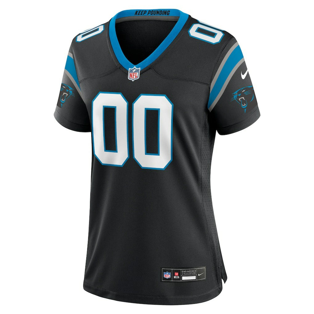 Carolina Panthers Women's Custom Game Jersey - Black online