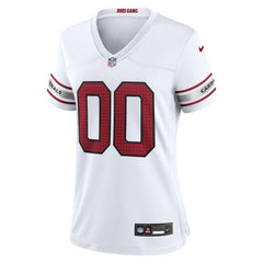 Arizona Cardinals Women's Custom Game Jersey - White on sale