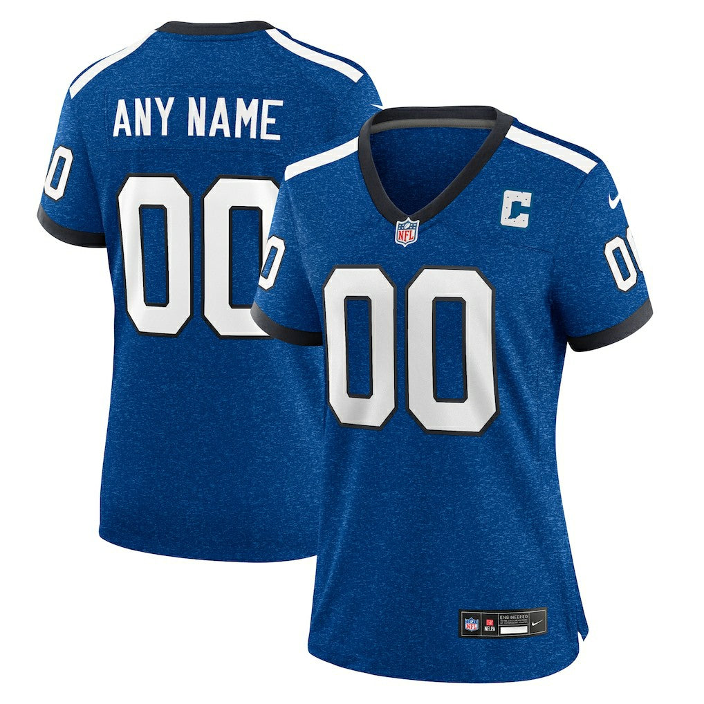 Indianapolis Colts Women's Indiana Nights Alternate Custom Game Jersey - Royal on sale