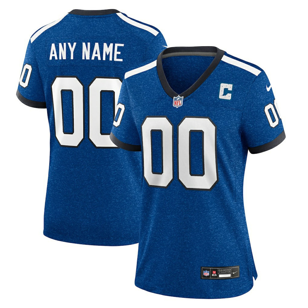 Indianapolis Colts Women's Indiana Nights Alternate Custom Game Jersey - Royal on sale