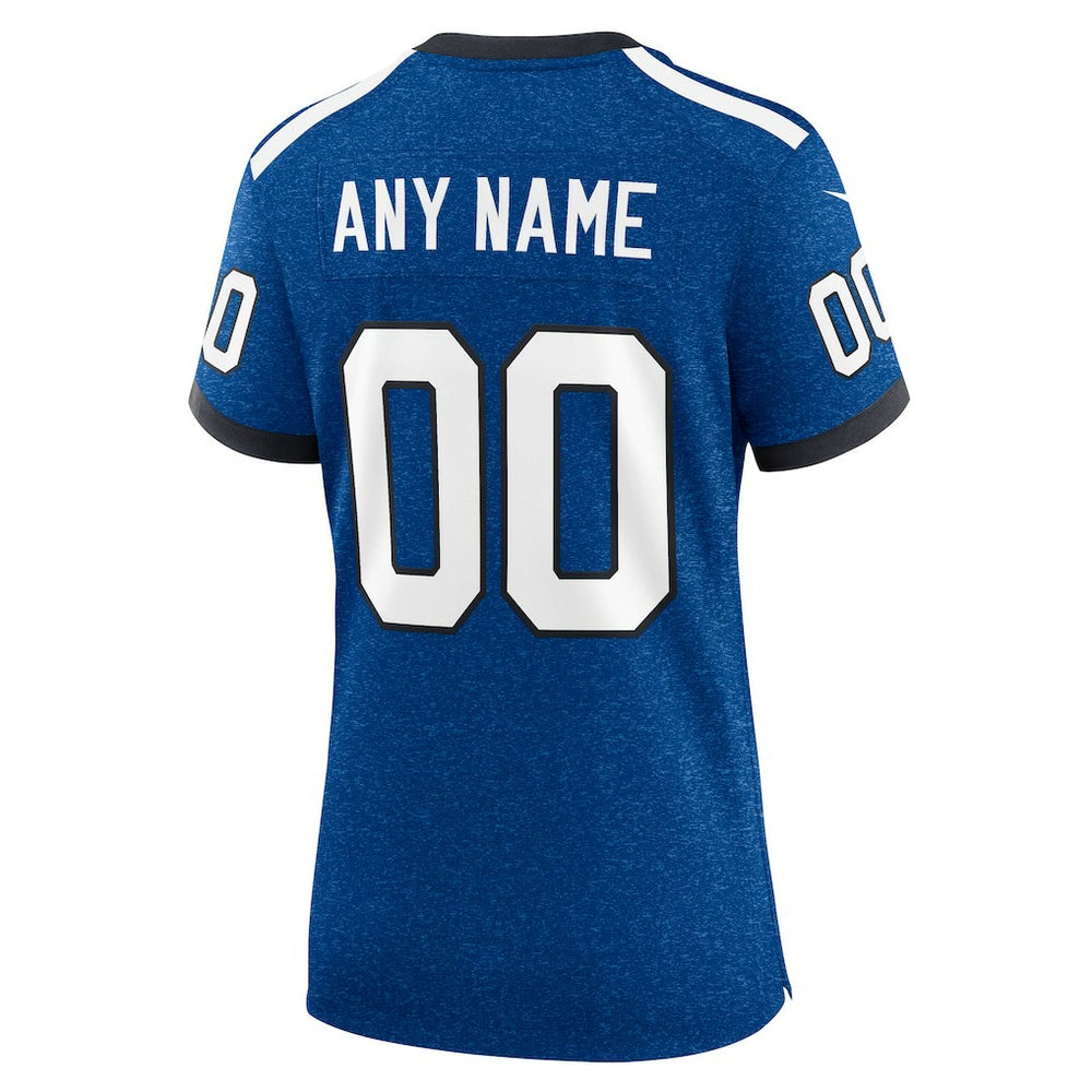 Indianapolis Colts Women's Indiana Nights Alternate Custom Game Jersey - Royal on sale
