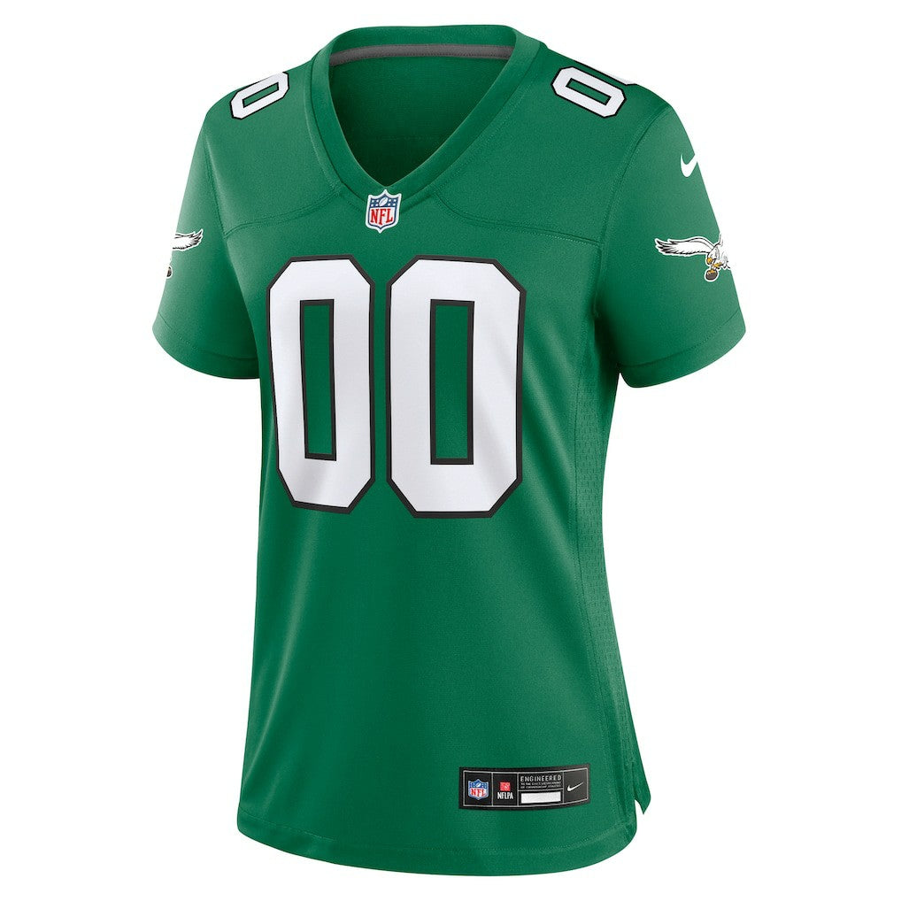 Philadelphia Eagles Women's Alternate Custom Game Jersey - Kelly Green for sale