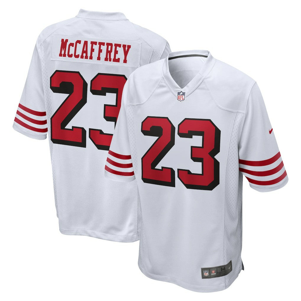Christian McCaffrey San Francisco 49ers Game Jersey - White on sale