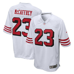 Christian McCaffrey San Francisco 49ers Game Jersey - White on sale