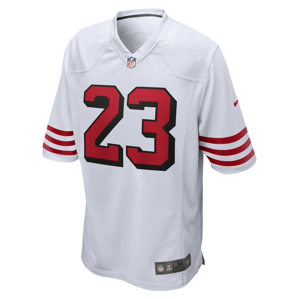 Christian McCaffrey San Francisco 49ers Game Jersey - White on sale