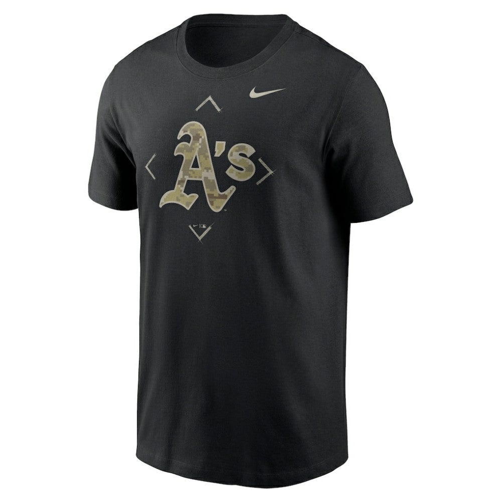 Athletics Camo Logo T-Shirt Black