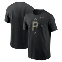Pittsburgh Pirates Camo Logo T-Shirt Black