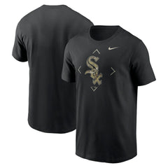 Chicago White Sox Camo Logo T-Shirt Black