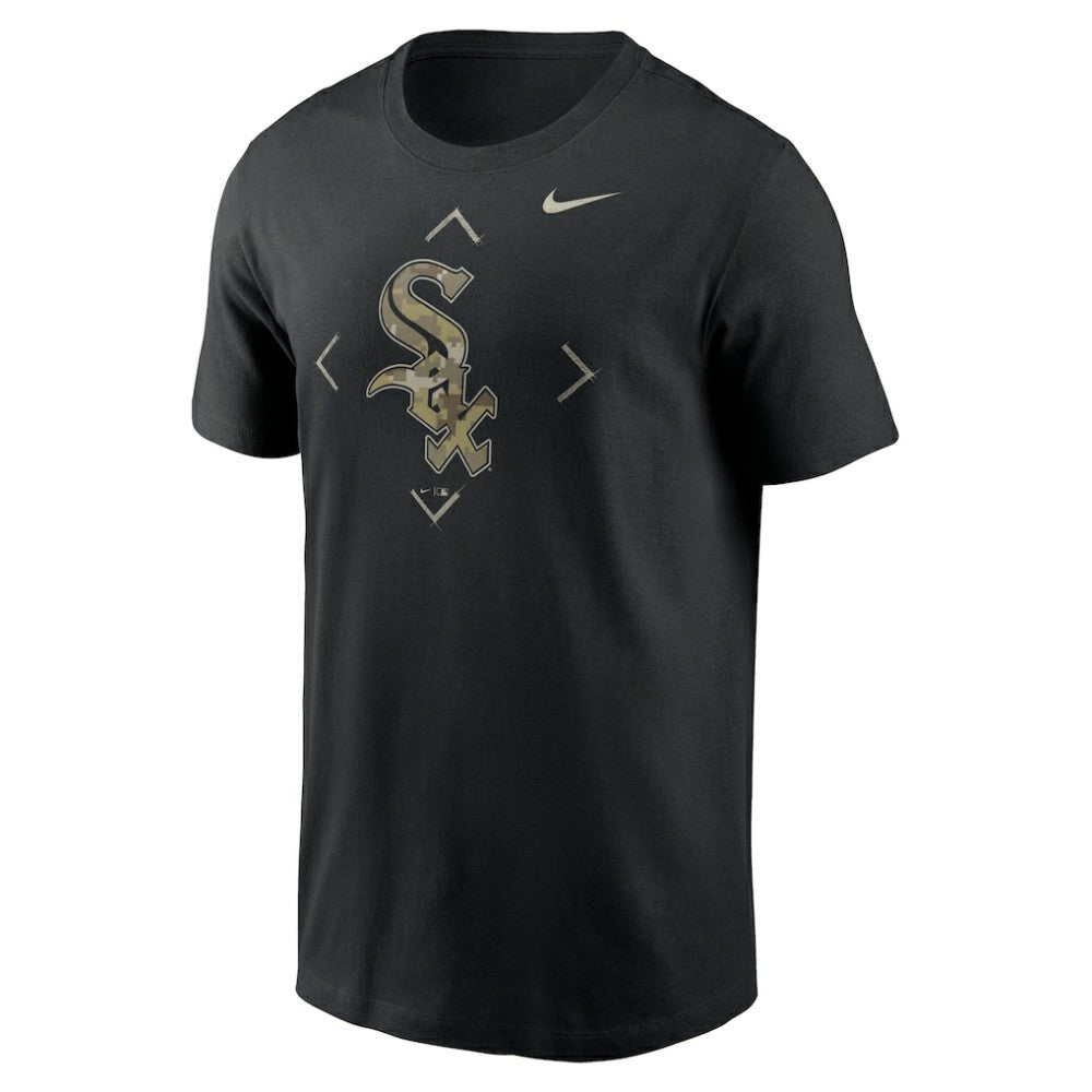 Chicago White Sox Camo Logo T-Shirt Black