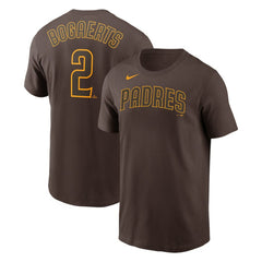 Xander Bogaerts San Diego Padres Name & Number T-Shirt Brown