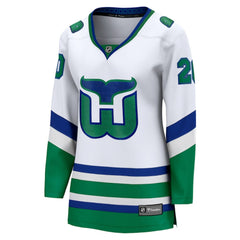 Sebastian Aho Carolina Hurricanes Fanatics Women's Throwback Breakaway Jersey - White Jerseys